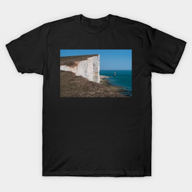 Beachy Head Lighthouse T-Shirt by GenuineDabber